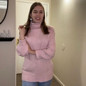 SHEIN pink sweater